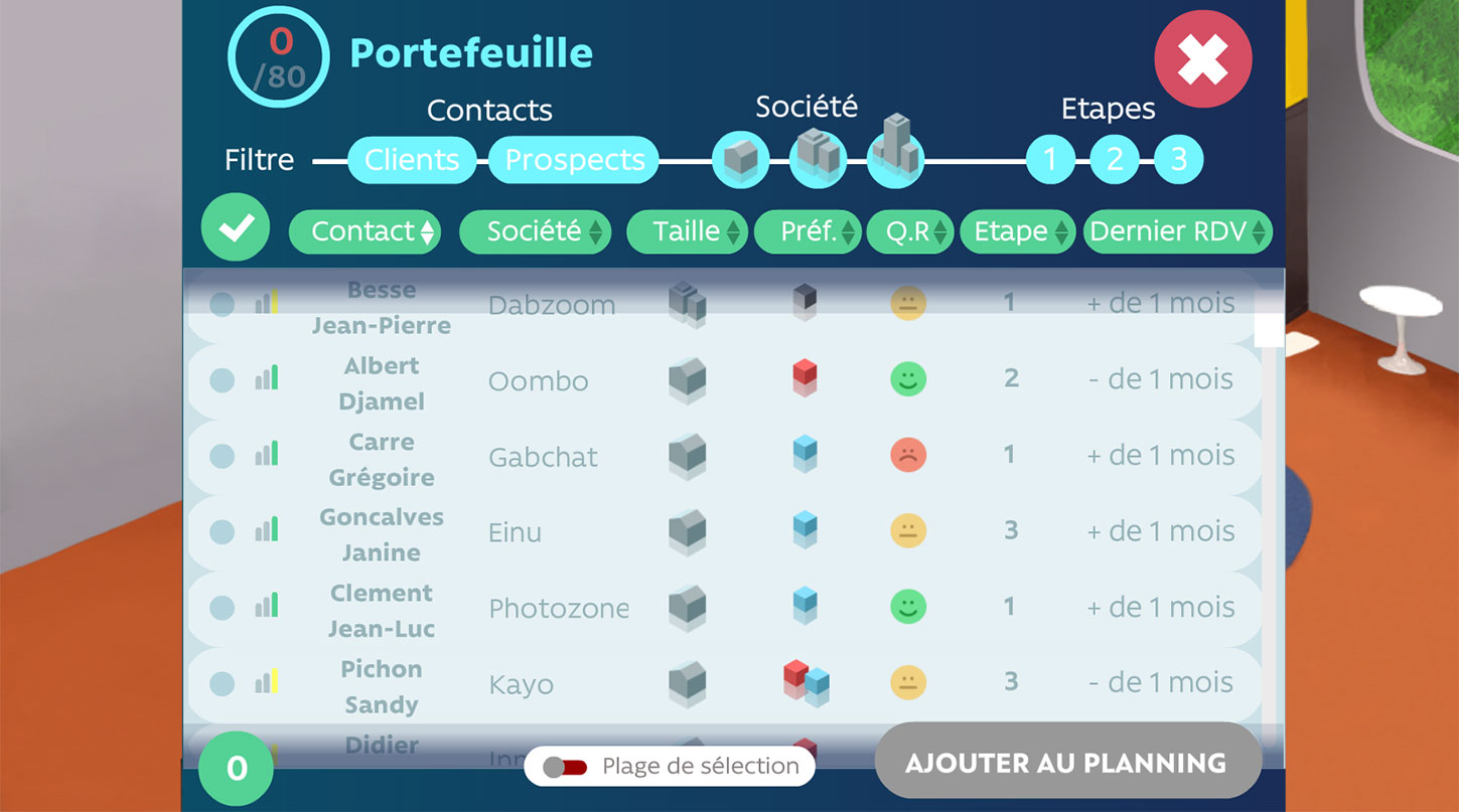 Screenshot Serious Game Cornak