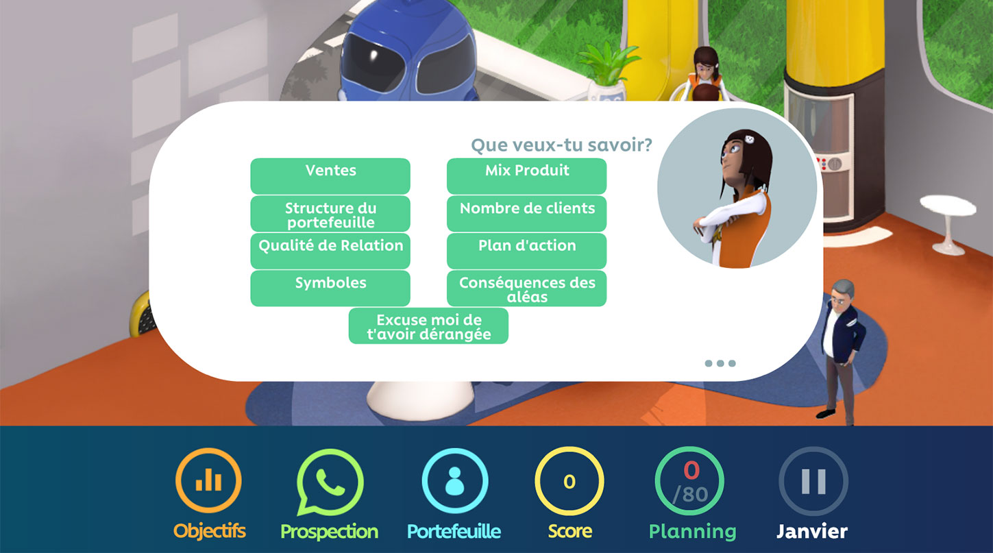 Screenshot Serious Game Cornak