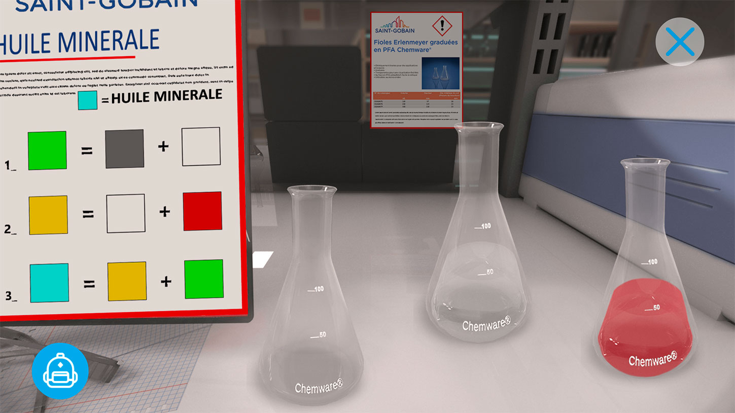 Serious Game Saint-Gobain Brain screenshot