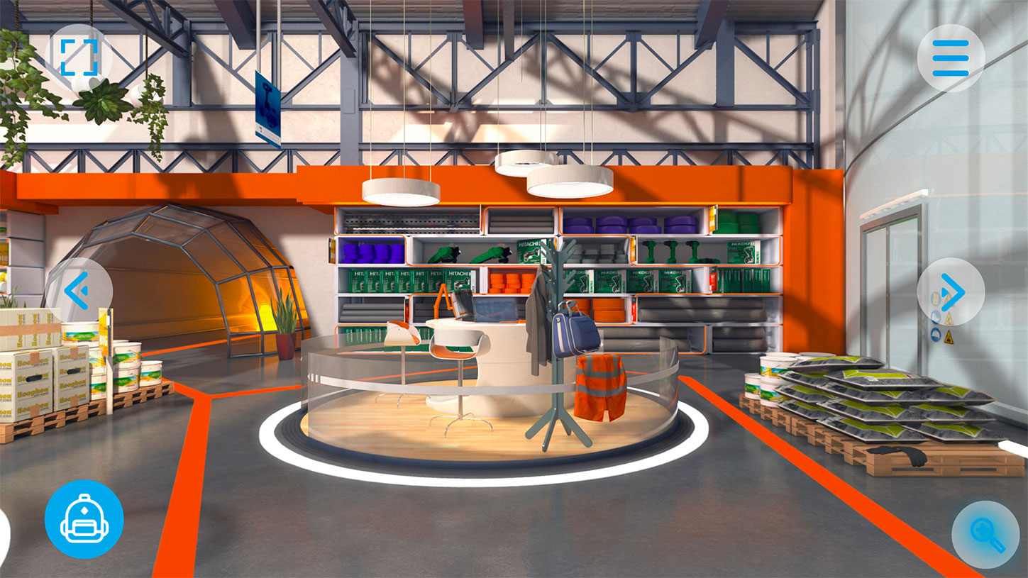 Serious Game Saint-Gobain Brain screenshot