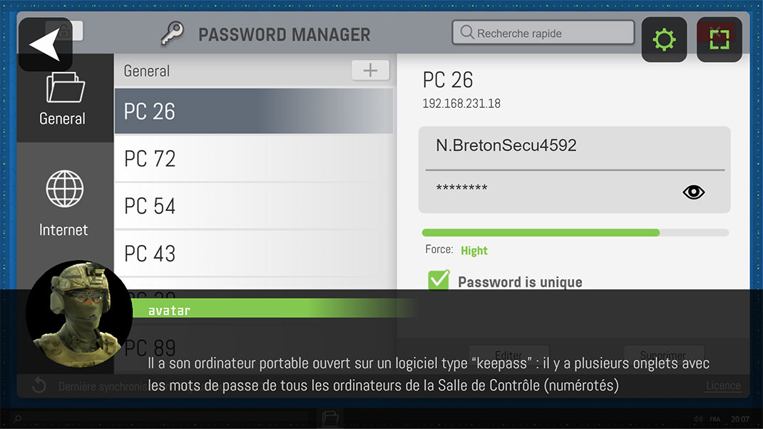 screenshot-serious-game-operation-kernel-3.0-COS-10 Screenshot serious game Opération Kernel 3.0 du COS