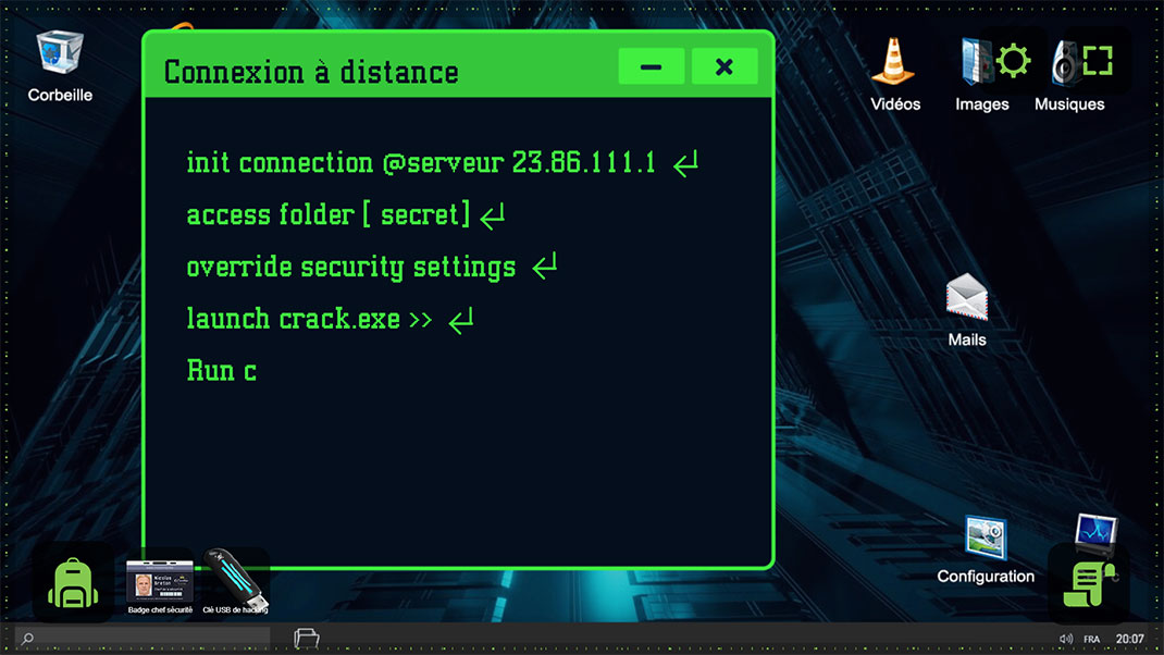 serious-game-operation-kernel-3.0-COS-7-screenshot Serious game Opération Kernel 3.0 du COS screenshot
