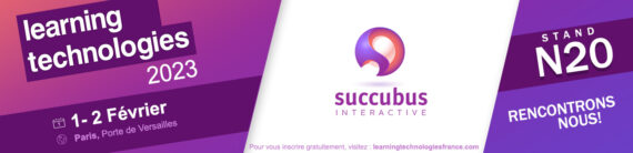 Succubus et E-Testing au Learning Technologies 2023