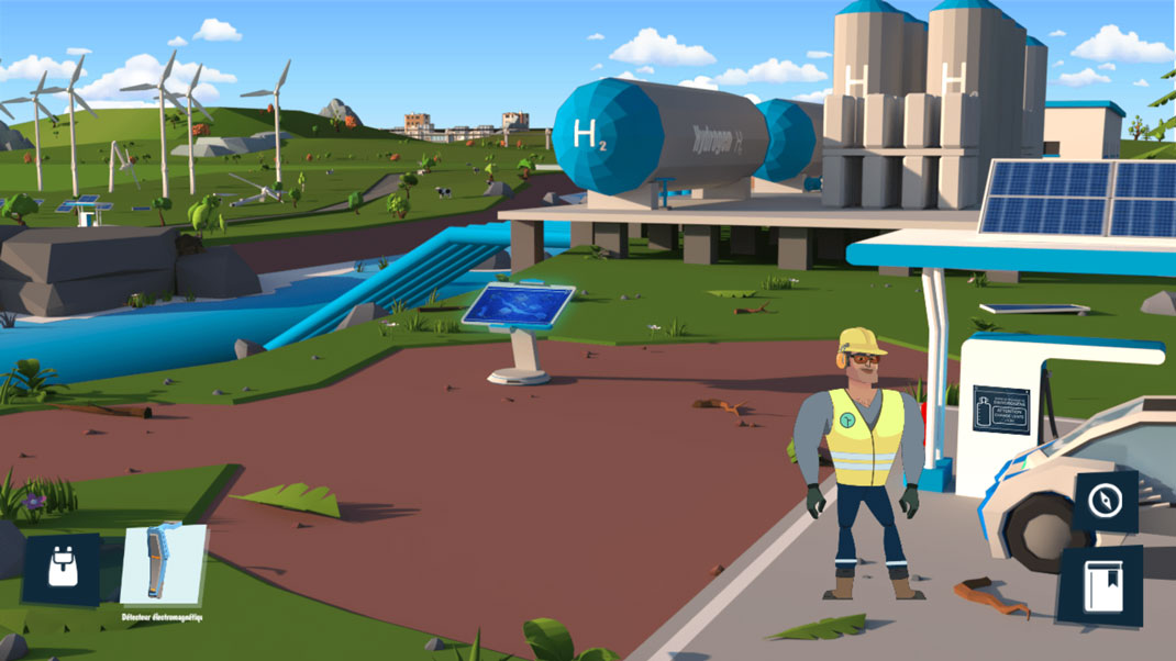 Capture d'écran du serious game After Storm de la FNTP