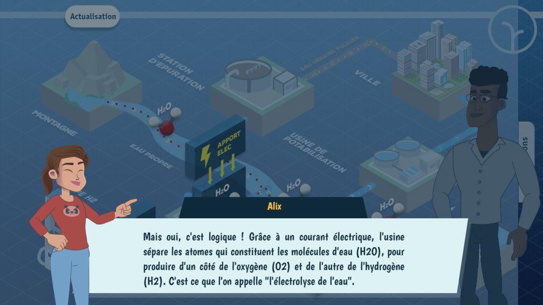 Capture d'écran du serious game After Storm de la FNTP