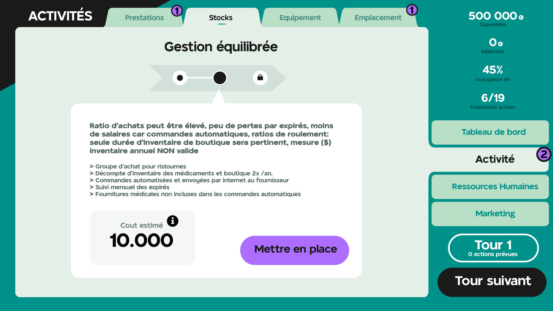 Capture business game véto - Oniris