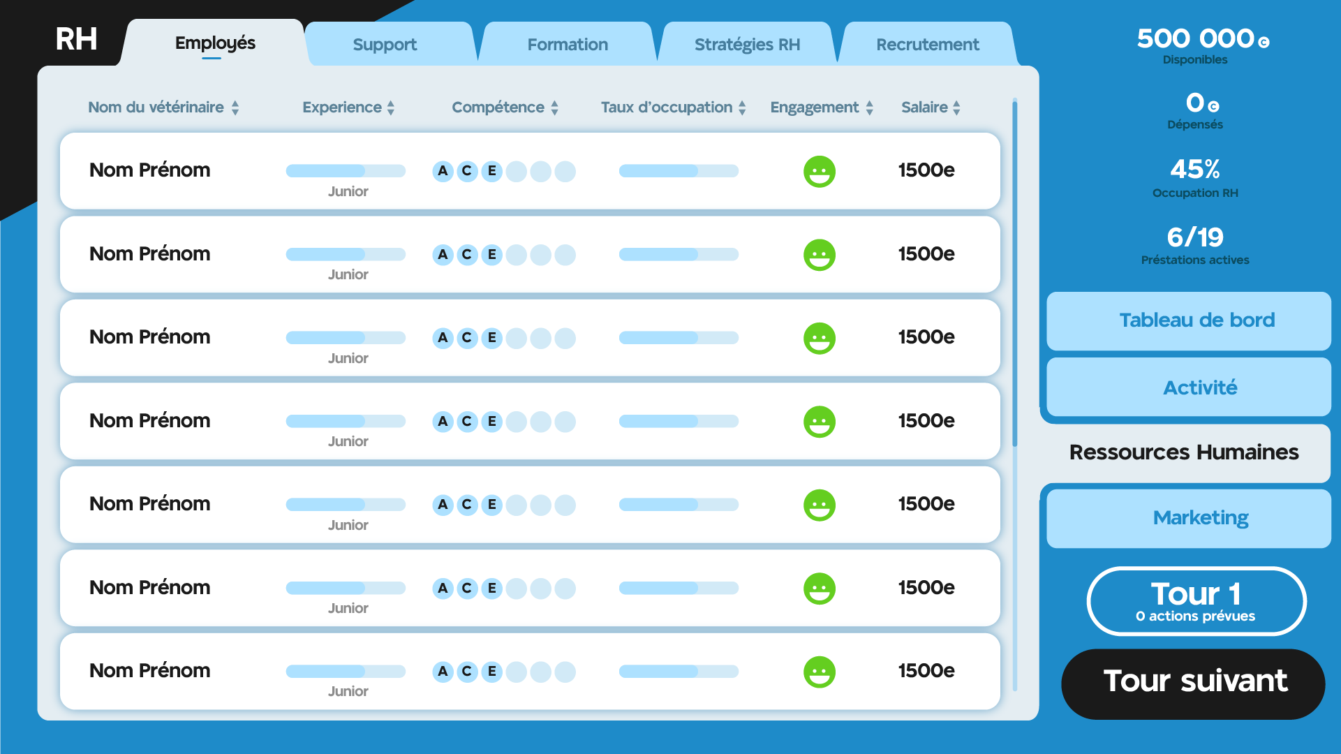Capture business game véto - Oniris