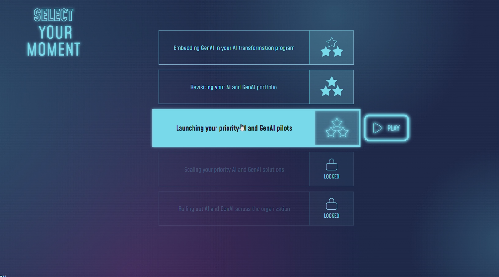 Capture business game BCG